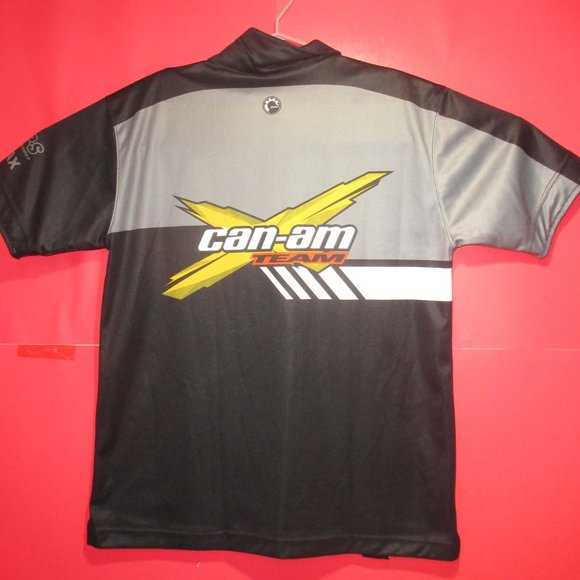 CAN-AM X-Team Bombardier Polo Shirt Spyder Stay Dry Style Size L - Picture 2 of 3